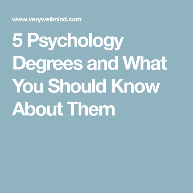 5 Psychology Degrees and What You Should Know About Them