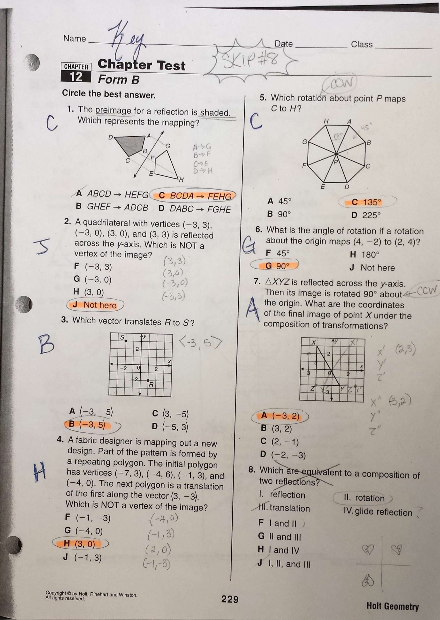 8 1 Skills Practice Geometric Mean Worksheet Answers