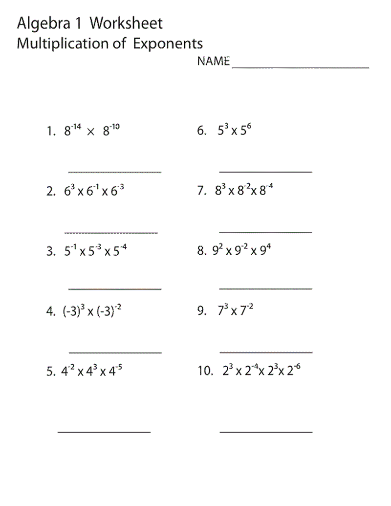 9th Grade Math Worksheets