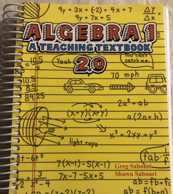 Algebra 1 : A Teaching Textbook by Shawn Sabouri and Greg Sabouri (Book ...