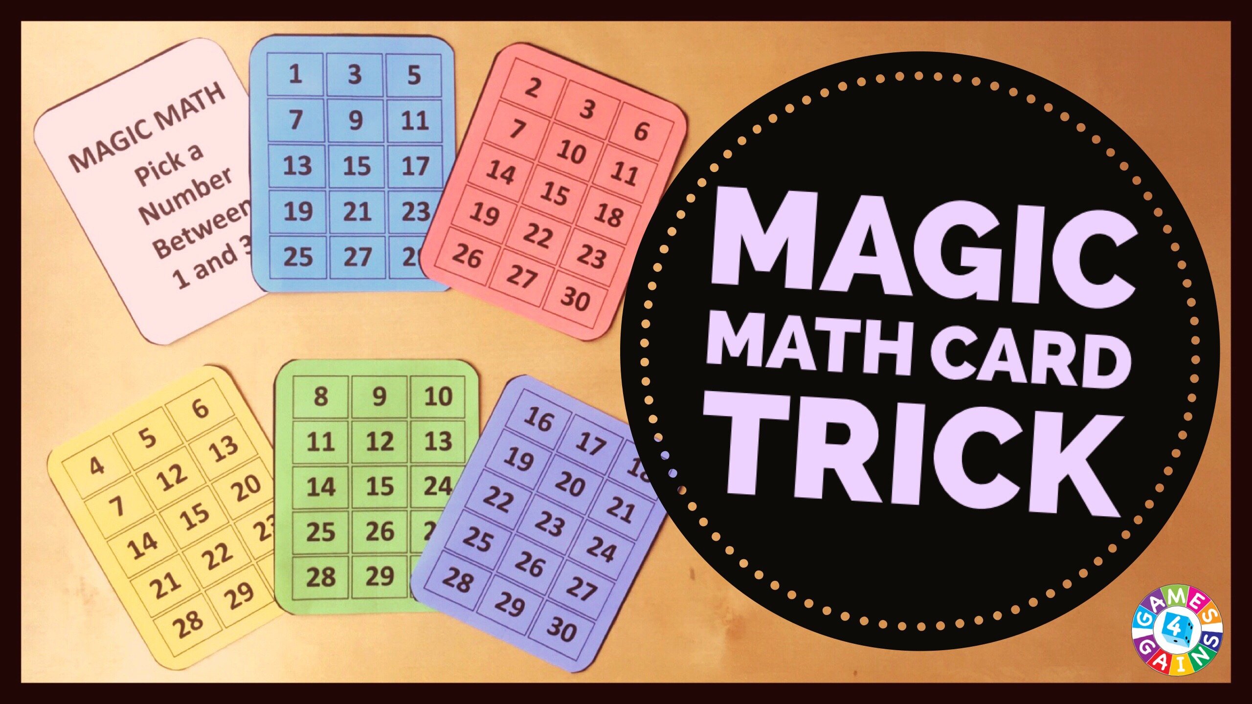 Amaze Your Students With This Math Magic Trick!  Games 4 ...