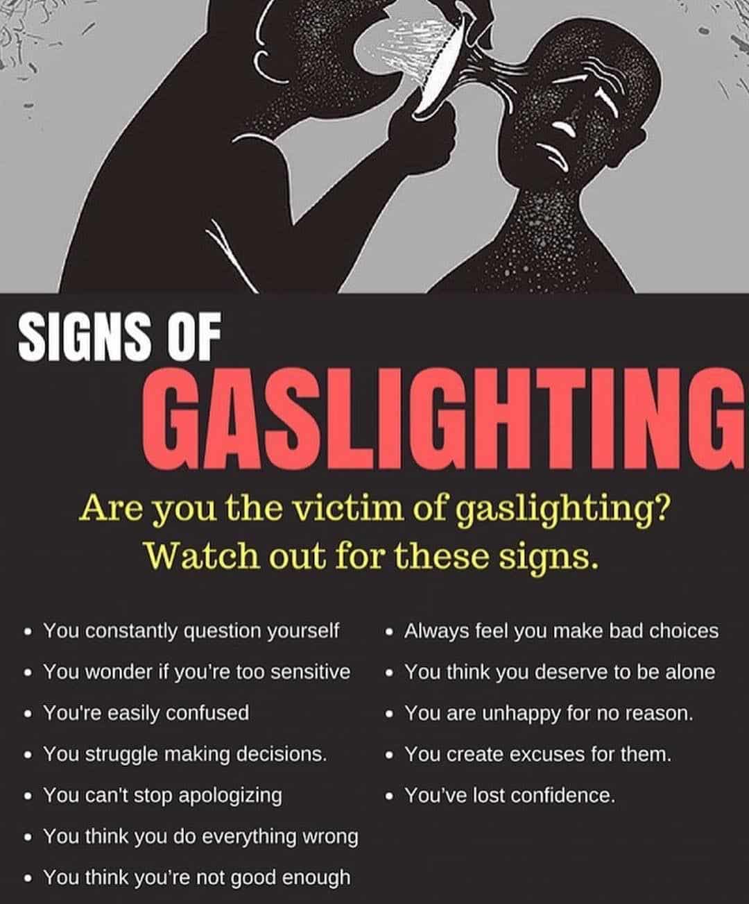 Asha Iqbal on Twitter: " Gaslighting is a form of abuse used by ...