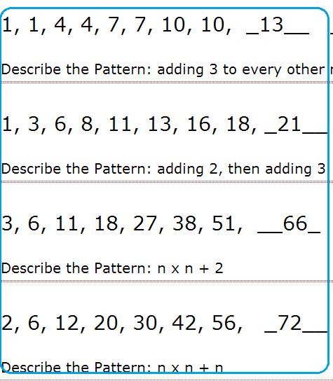 beginner level number sequence worksheets with printable answer sheets ...