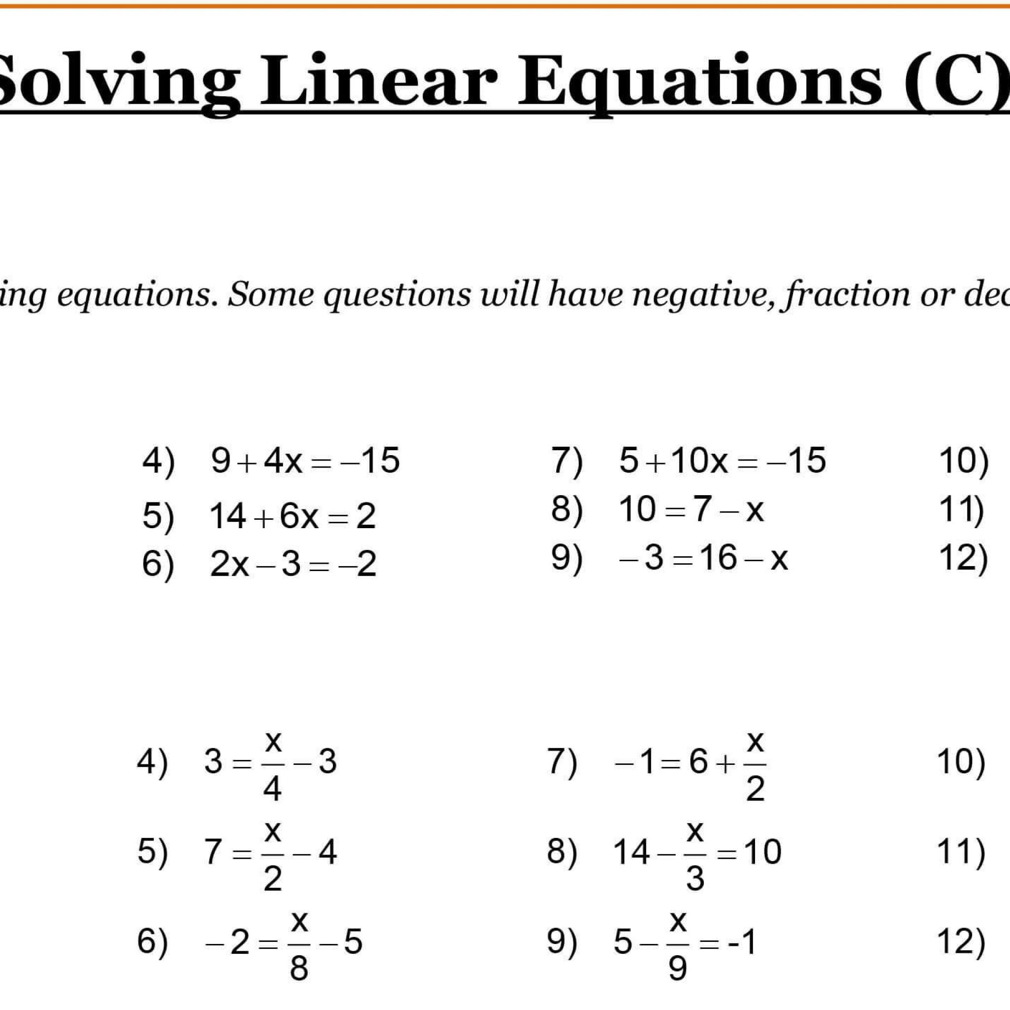 Best 9Th Grade Math Worksheets Problems Images On ...