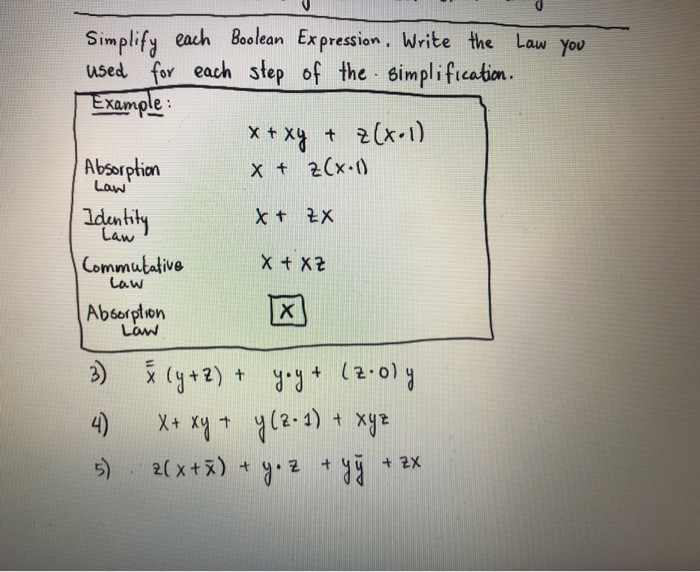 Boolean Algebra Simplification Calculator With Steps
