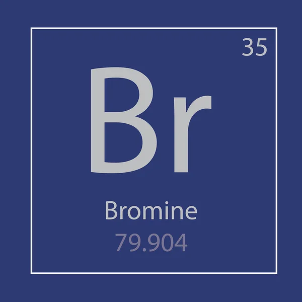 Bromine chemical element â Stock Vector Â© lkeskinen0 #124556754