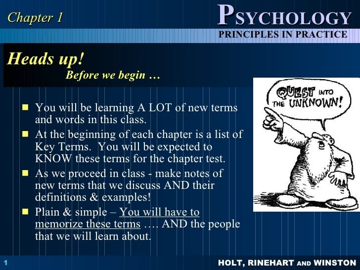 Ch 1 What is Psychology?