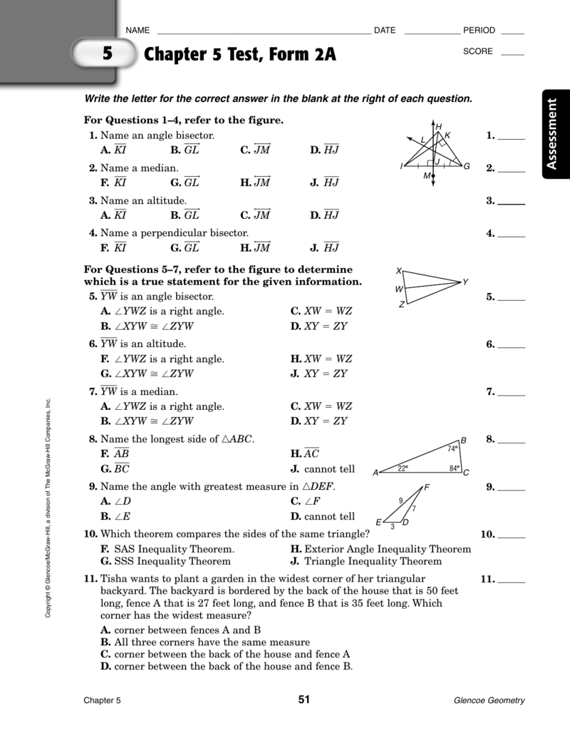 glencoe-geometry-chapter-2-test-form-1-answer-key-fill-online