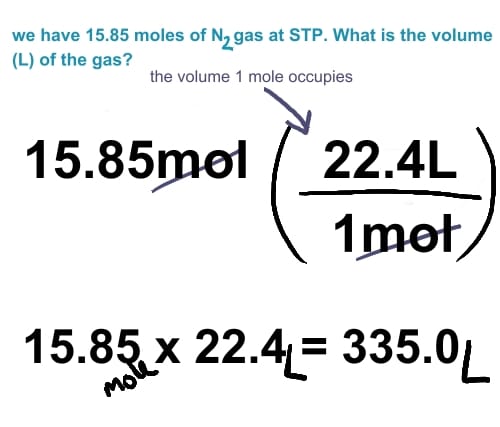 Chemistry 11: Moles to Volume Conversion