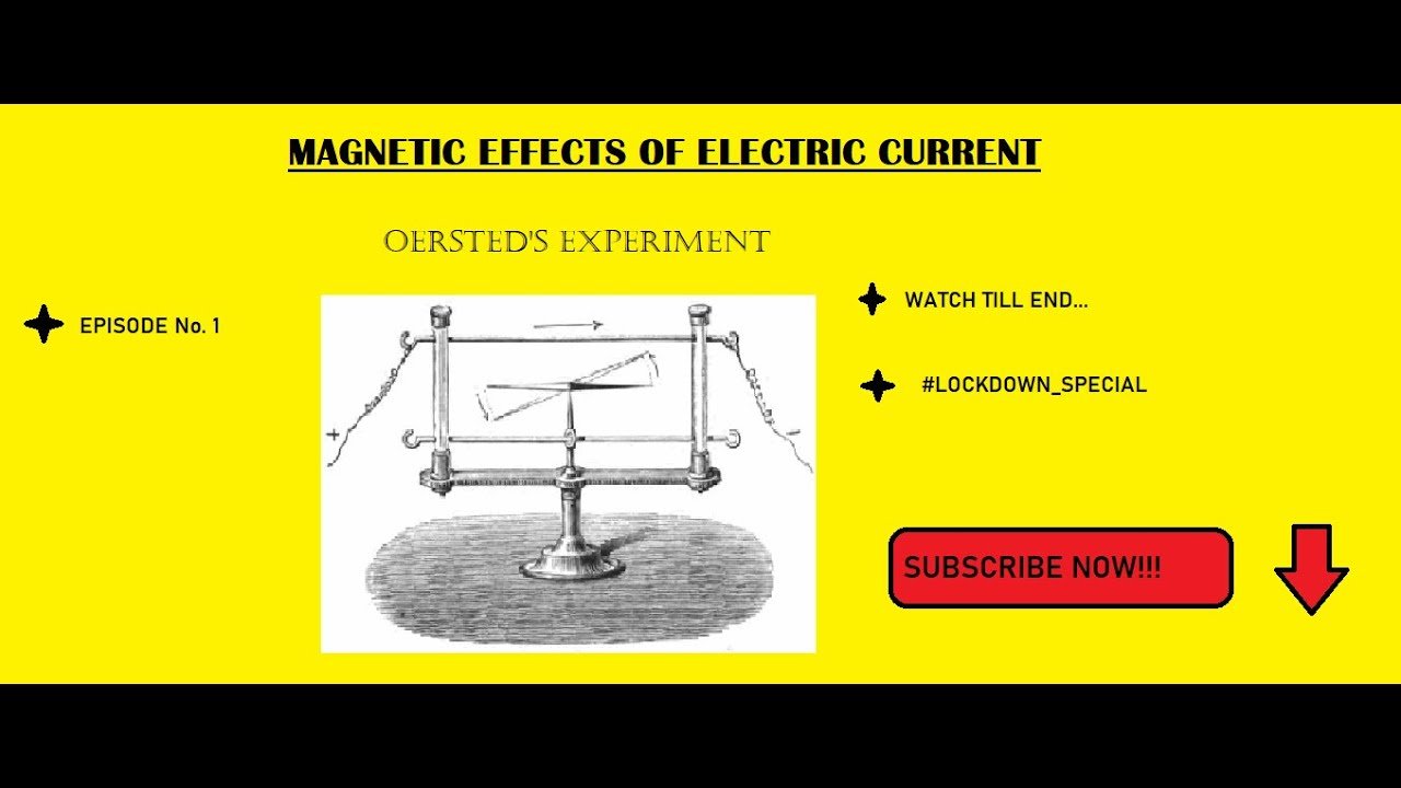 Class 10 physics Magnetism Oersted