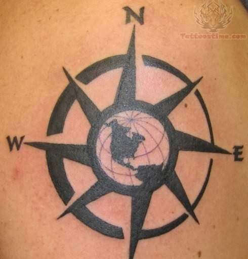 Compass tattoo, Compass tattoo design, Feminine compass tattoo