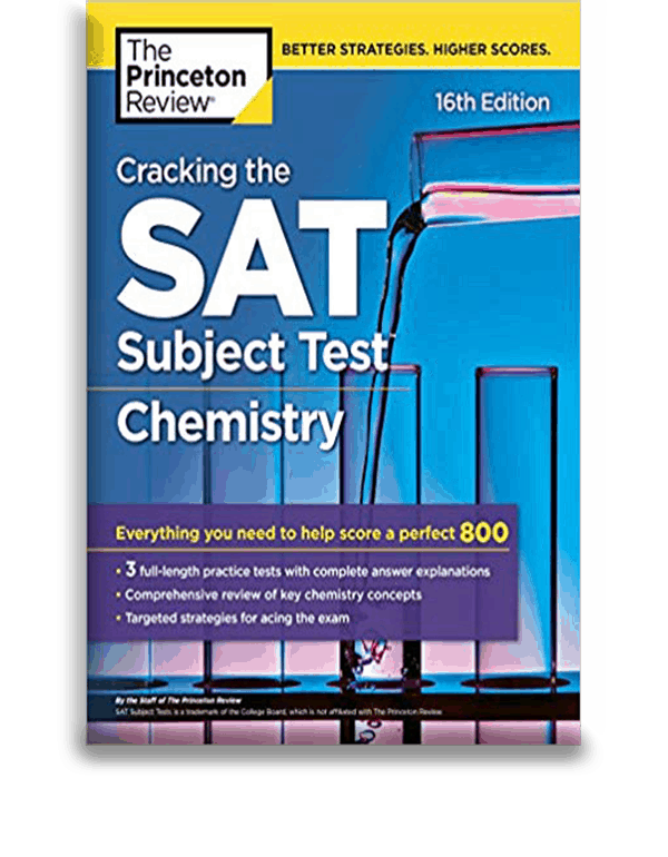 Cracking the SAT Subject Test in Chemistry, 16th Edition ...