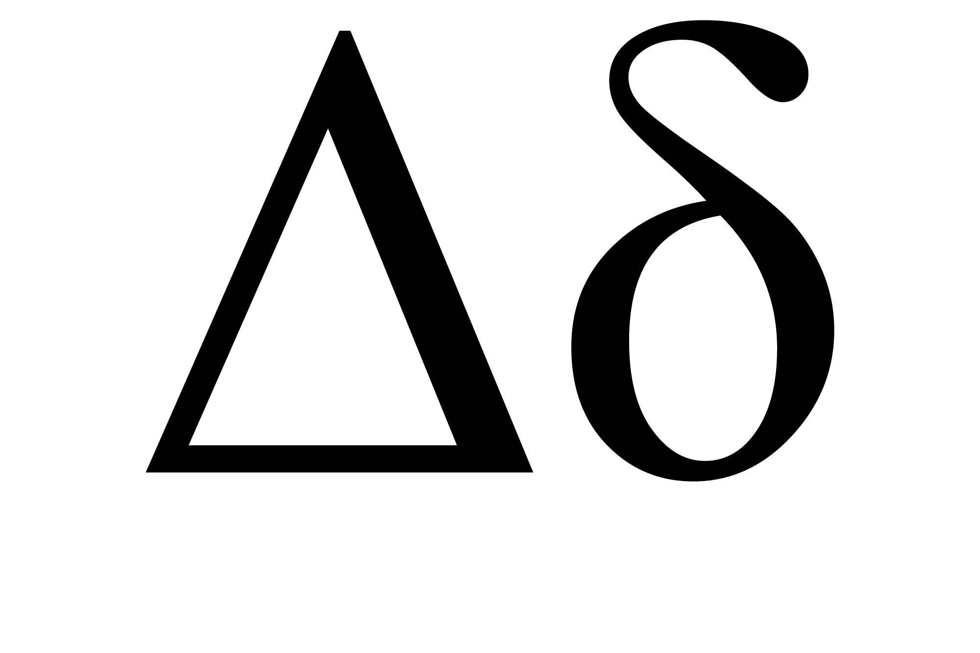 Delta Symbol And Its Meaning