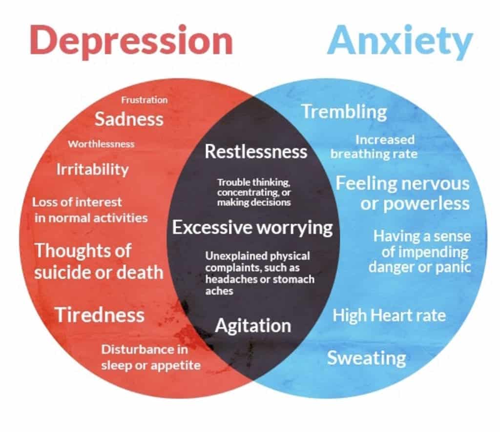 Depression vs. Anxiety