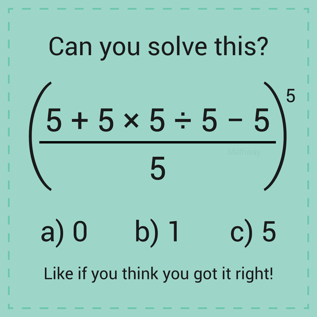 Do you think you can solve it? Most people get it wrong!
