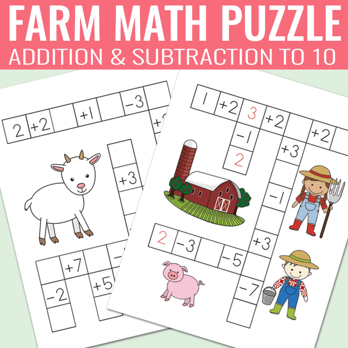 Farm Math Puzzles