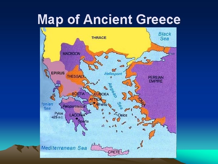 Geography of Ancient Greece Map of Ancient Greece