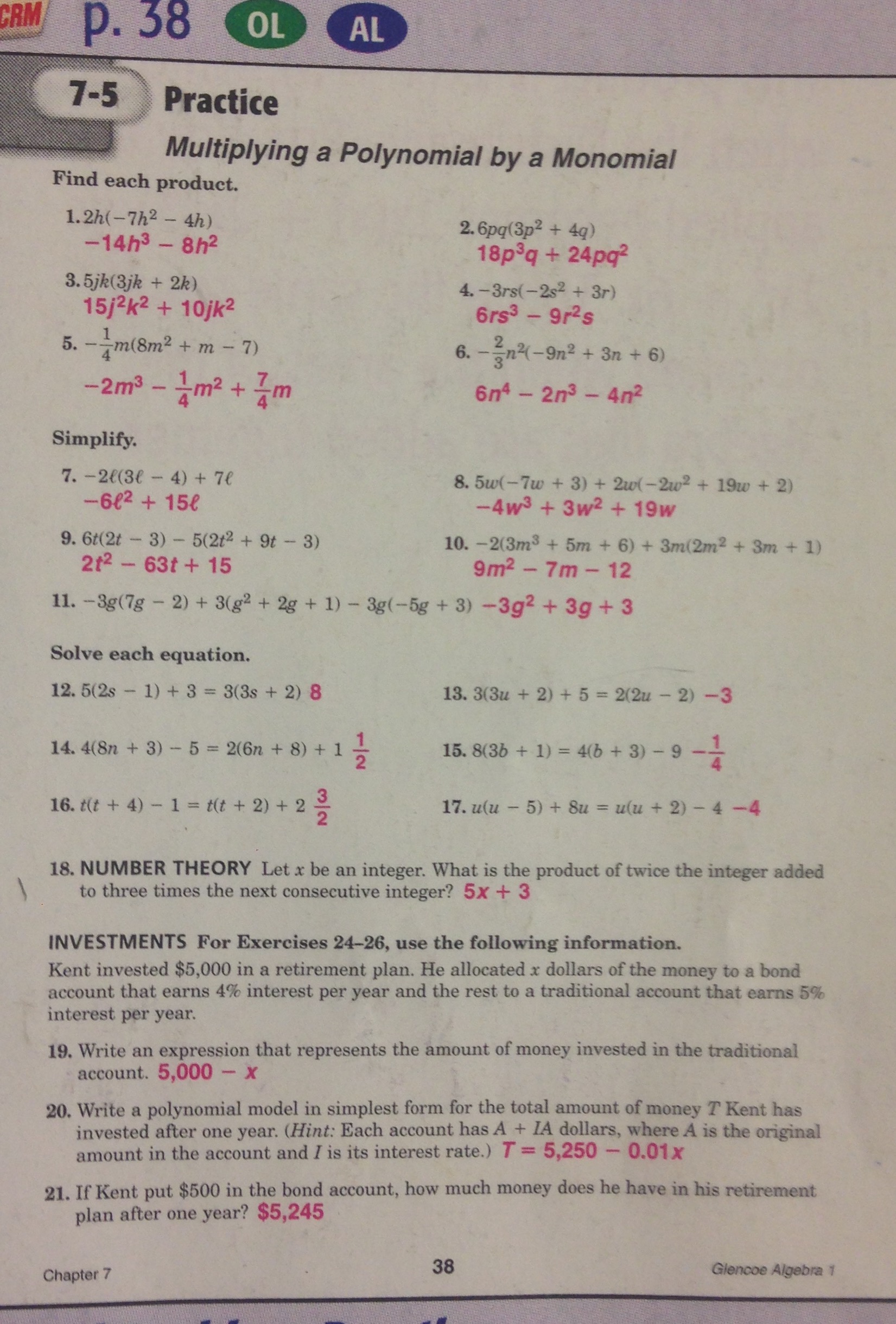glencoe algebra 1 workbook answers casaruraldavina com