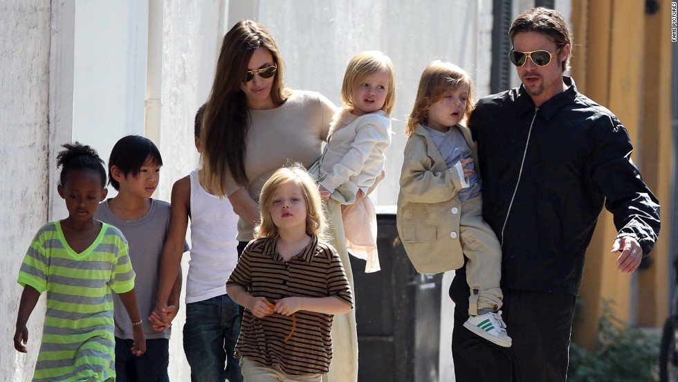 How many children do Brad and Angelina have again?