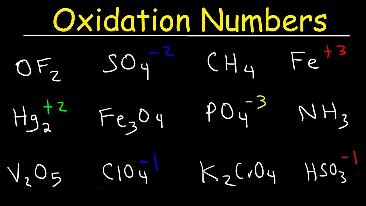 How To Calculate Oxidation Numbers
