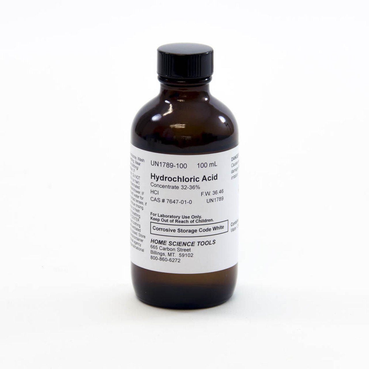 Hydrochloric acid, 100 ml