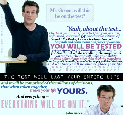John Green from one of his early Crash Course episodes