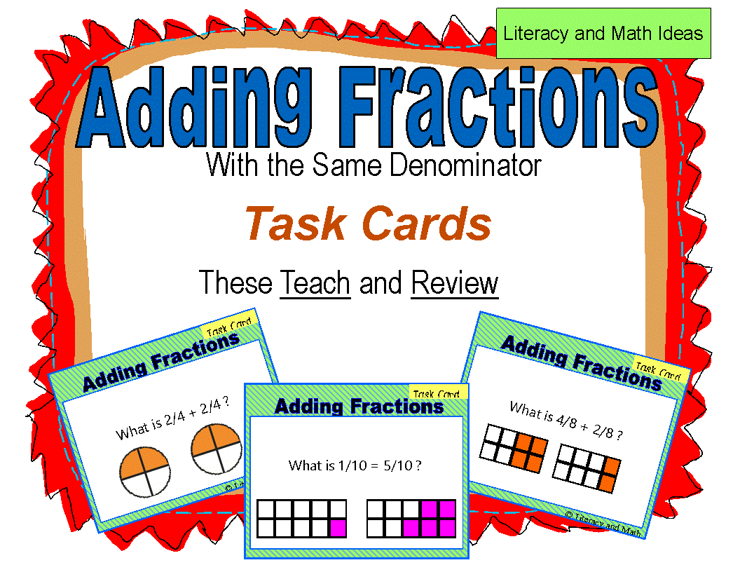 Literacy &  Math Ideas: What Does It Mean To Divide Fractions?