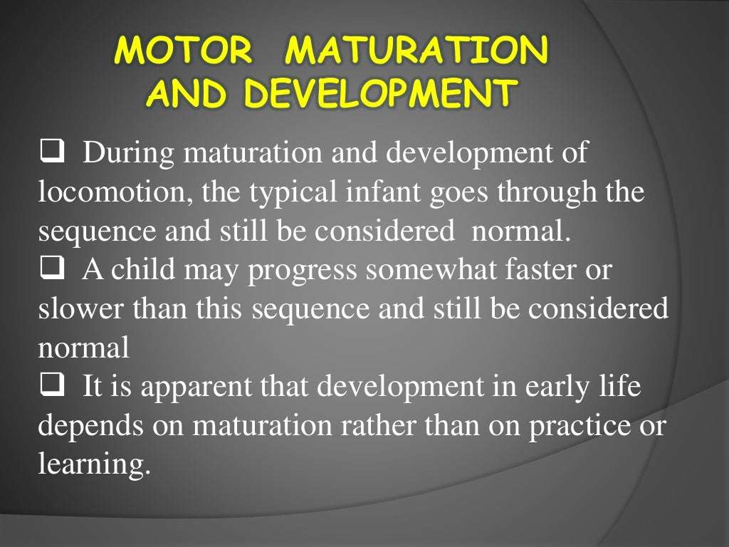 Maturation(Psychology)