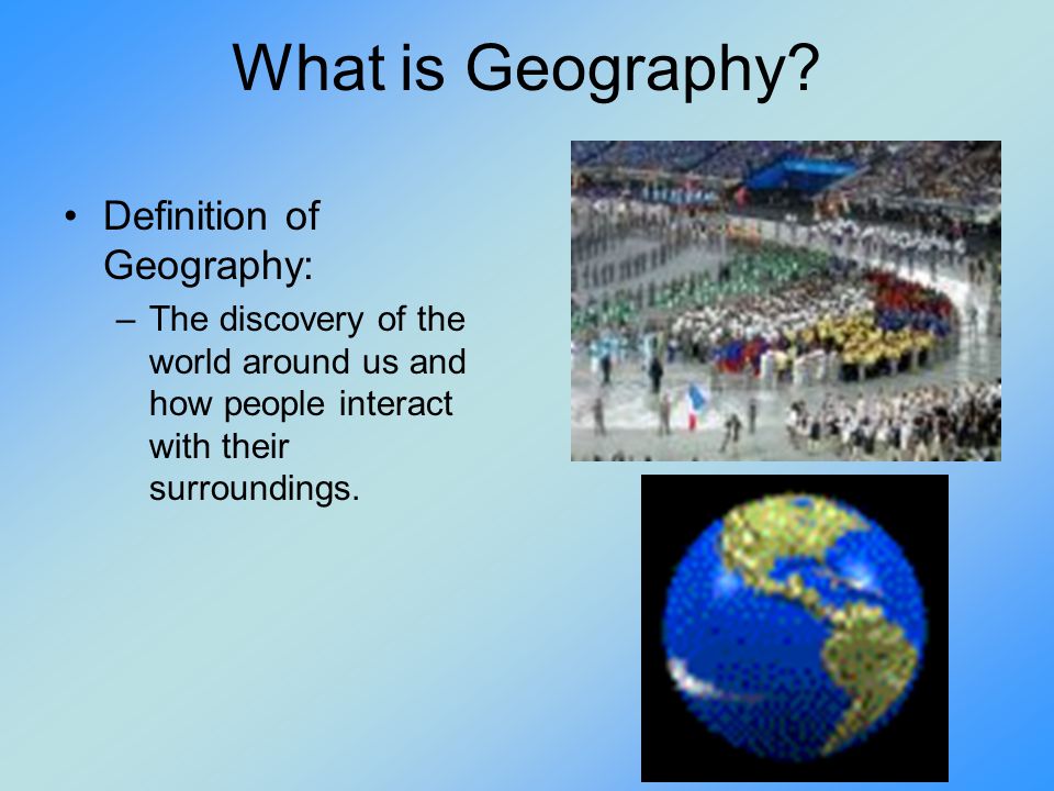 What Does Human Characteristics Mean In Geography