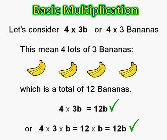 Multiplying Basic Algebra Terms