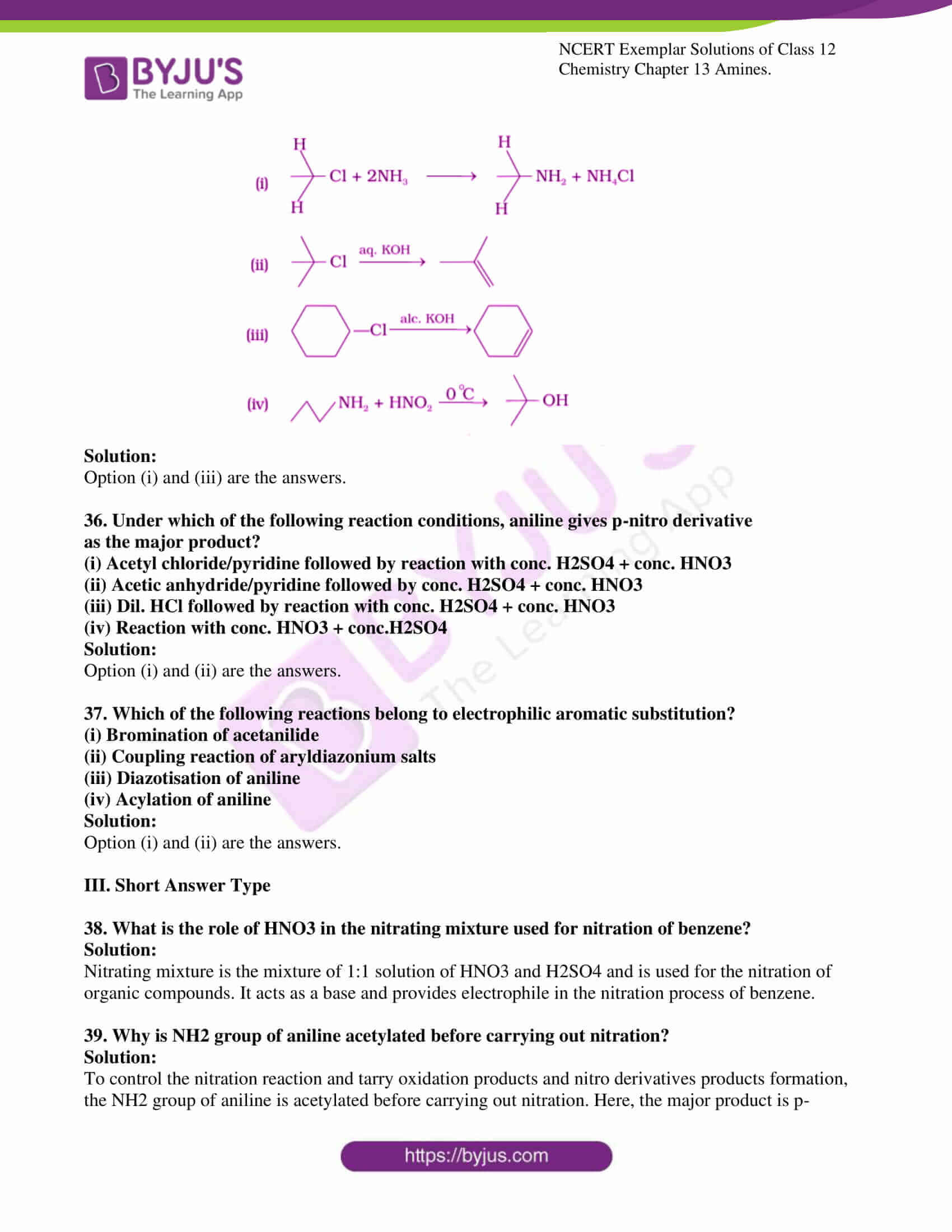 NCERT Exemplar Class 12 Chemistry Solutions Chapter 13 ...