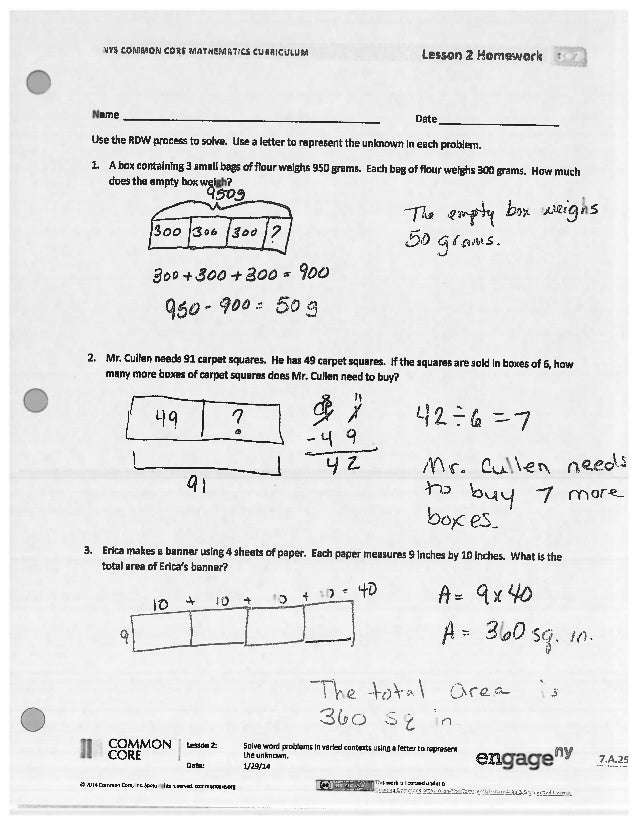 Nys Common Core Mathematics Curriculum Lesson 2 Grade 4 ...