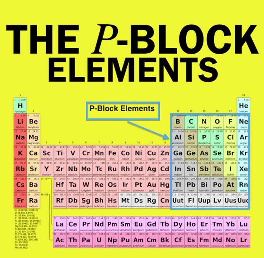P Block Elements Chemistry Class 12