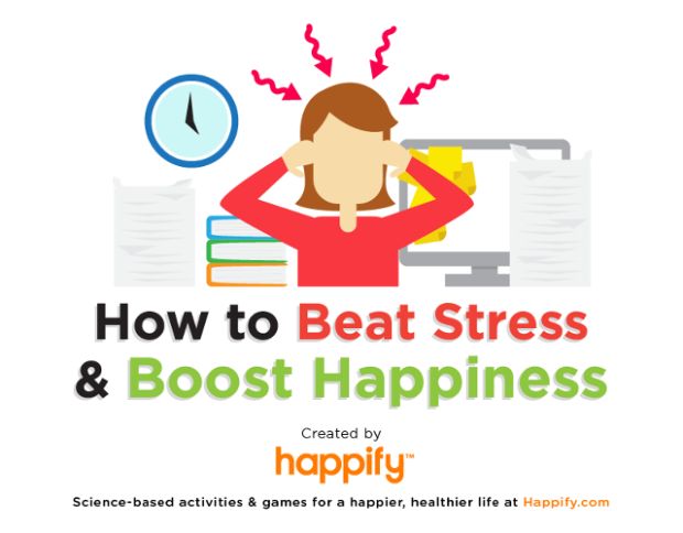 Psychology Infographic : How To Be Happy And Beat Stress ...