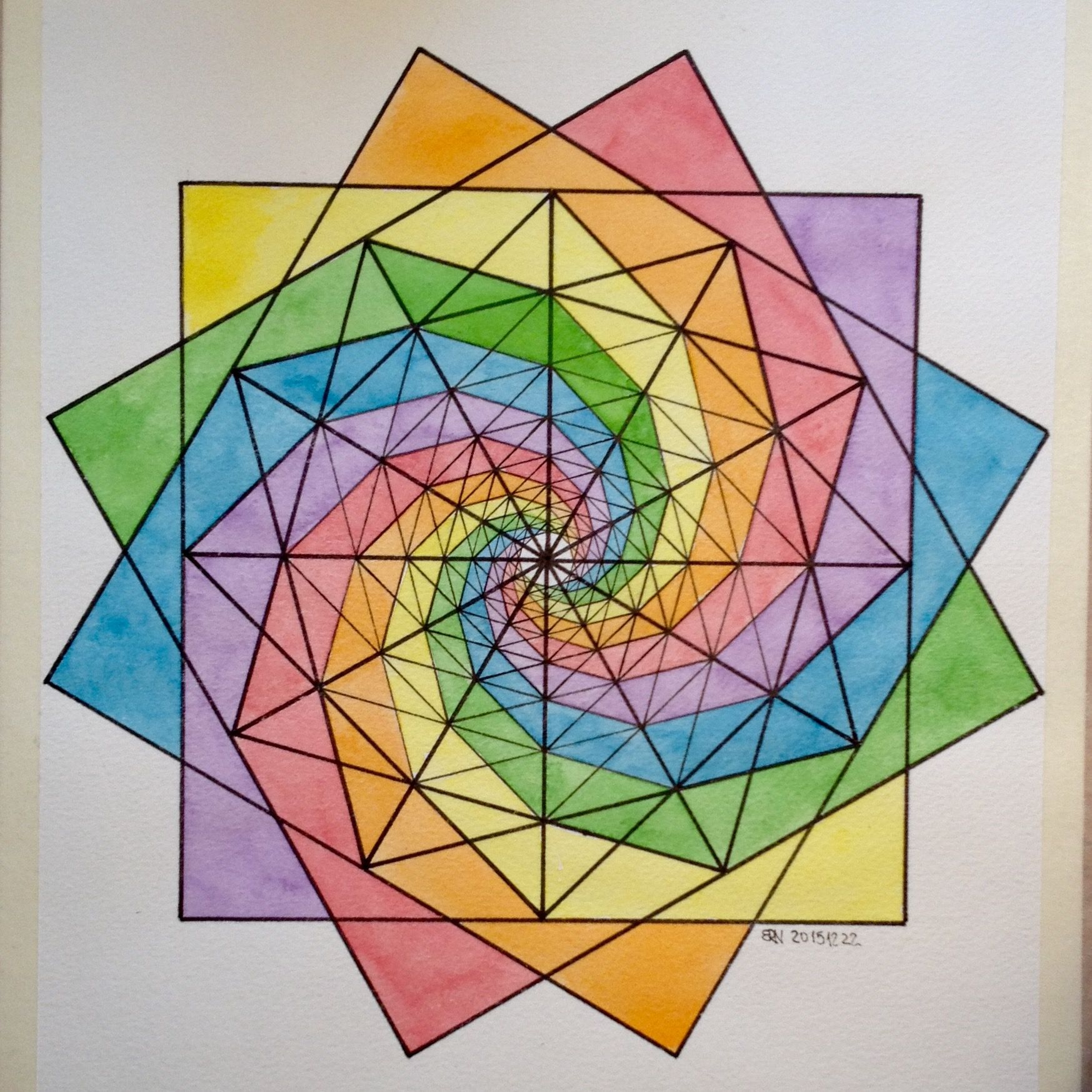 #regolo54 #Fractal #Fibonacci #geometry #symmetry #pattern #math # ...