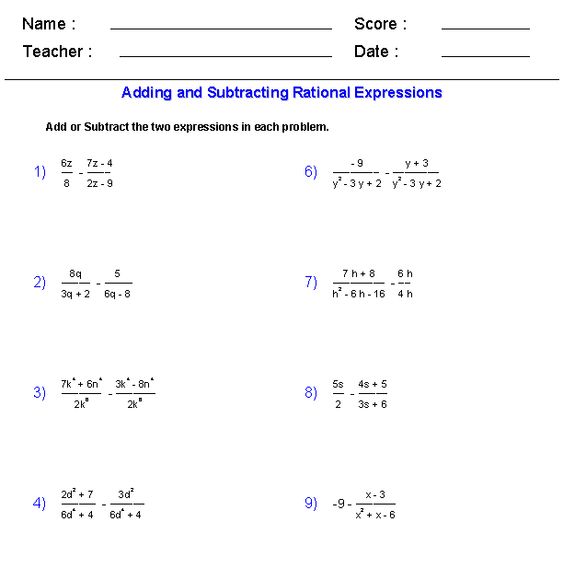 Simplifying Radical Expressions Worksheet Answers Kuta Software ...