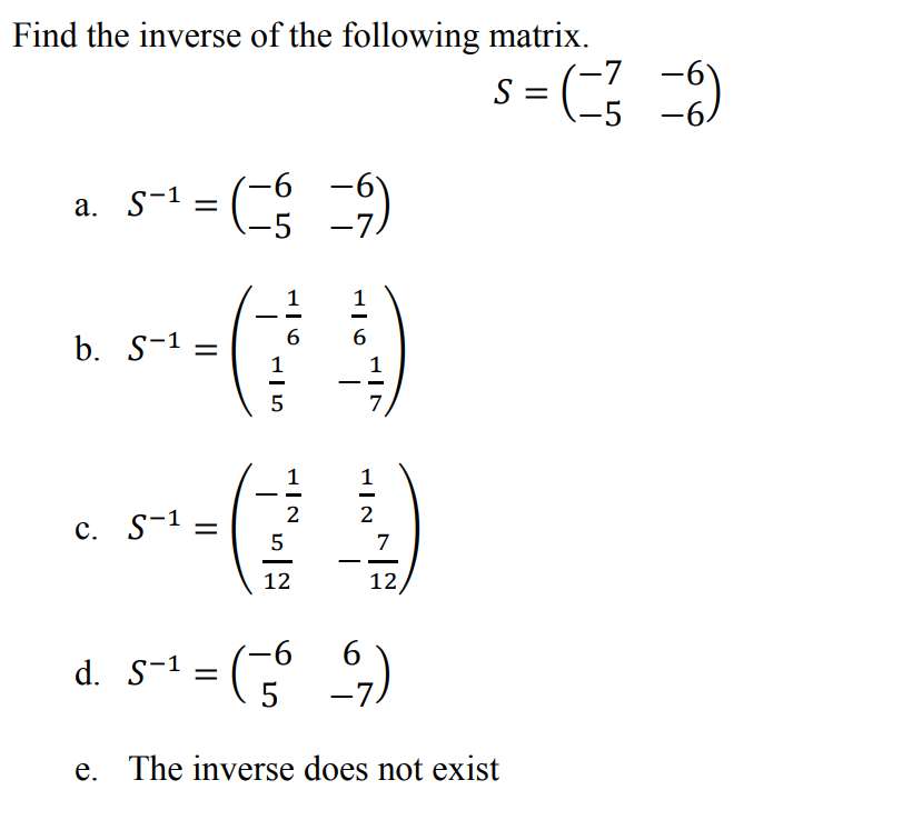 Solved: Find The Inverse Of The Following Matrix M= 8