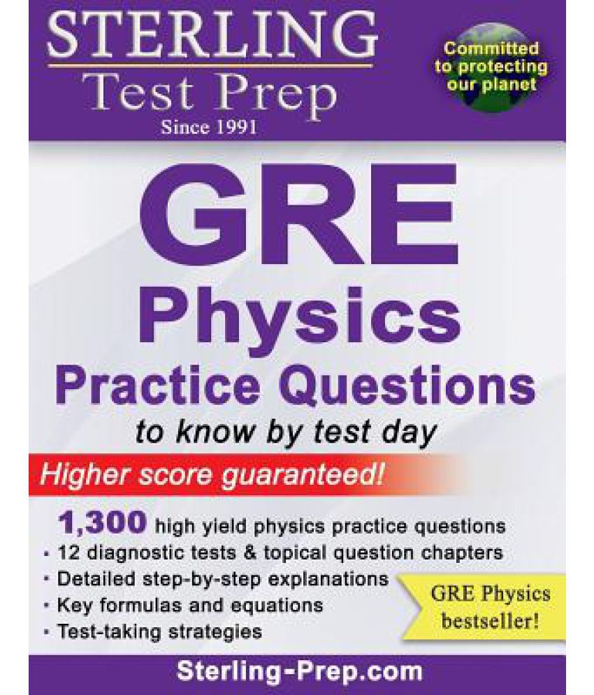 Sterling Test Prep GRE Physics Practice Questions: Buy Sterling Test ...