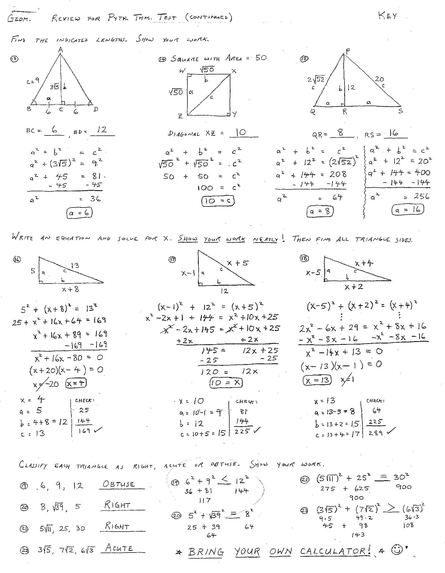 Unit 6 Triangle Congruency Test / 13 Best Images of ...