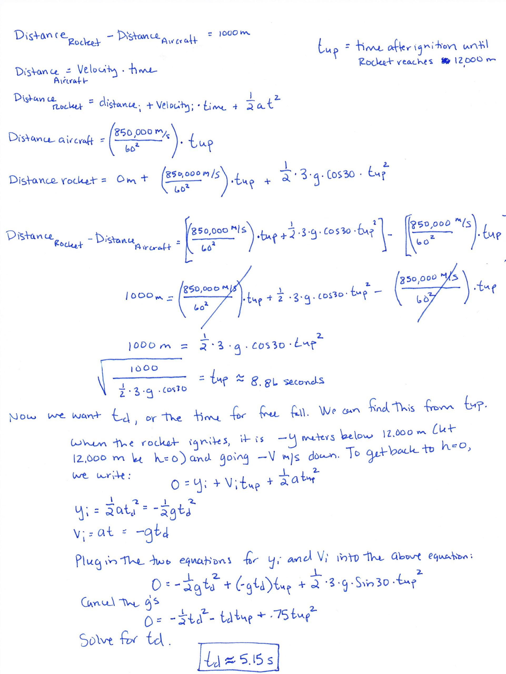 [University Physics] Extremely Hard 2D Kinematics Question ...