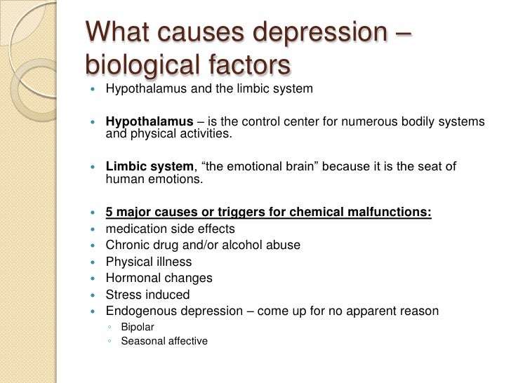 what cause depression