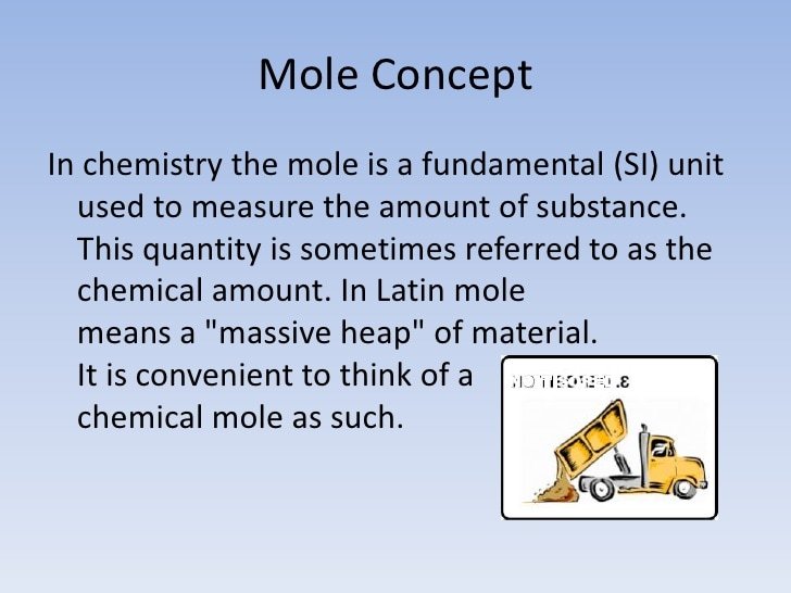 What is a mole and how can you calculate one mole of a ...