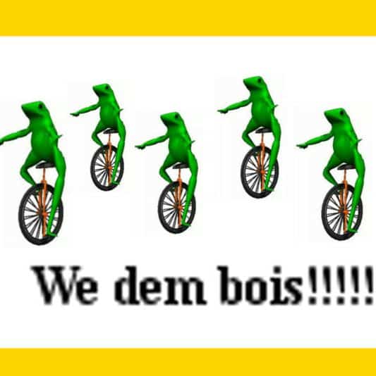 What Is Here Come Dat Boi, the Unicycling Frog?