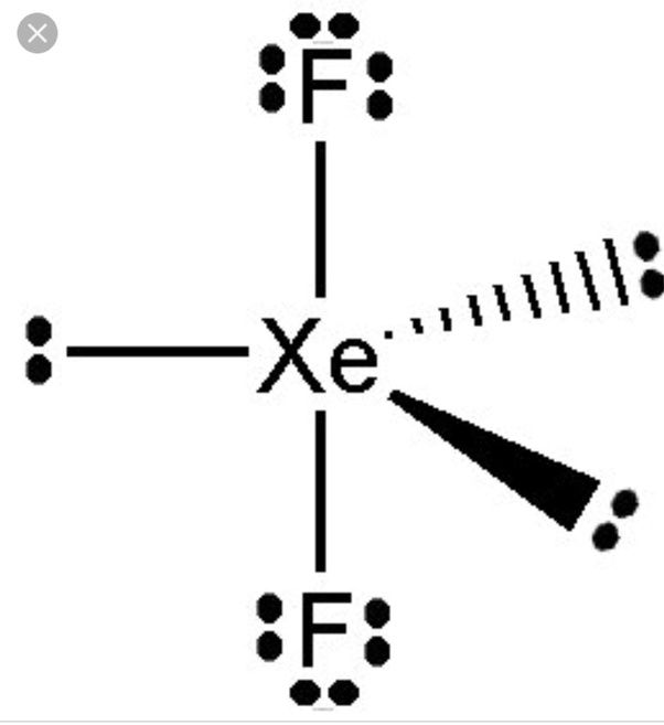 What is the molecular geometry of XeF2?