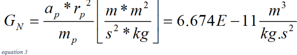 What is the universal gravitational constant?